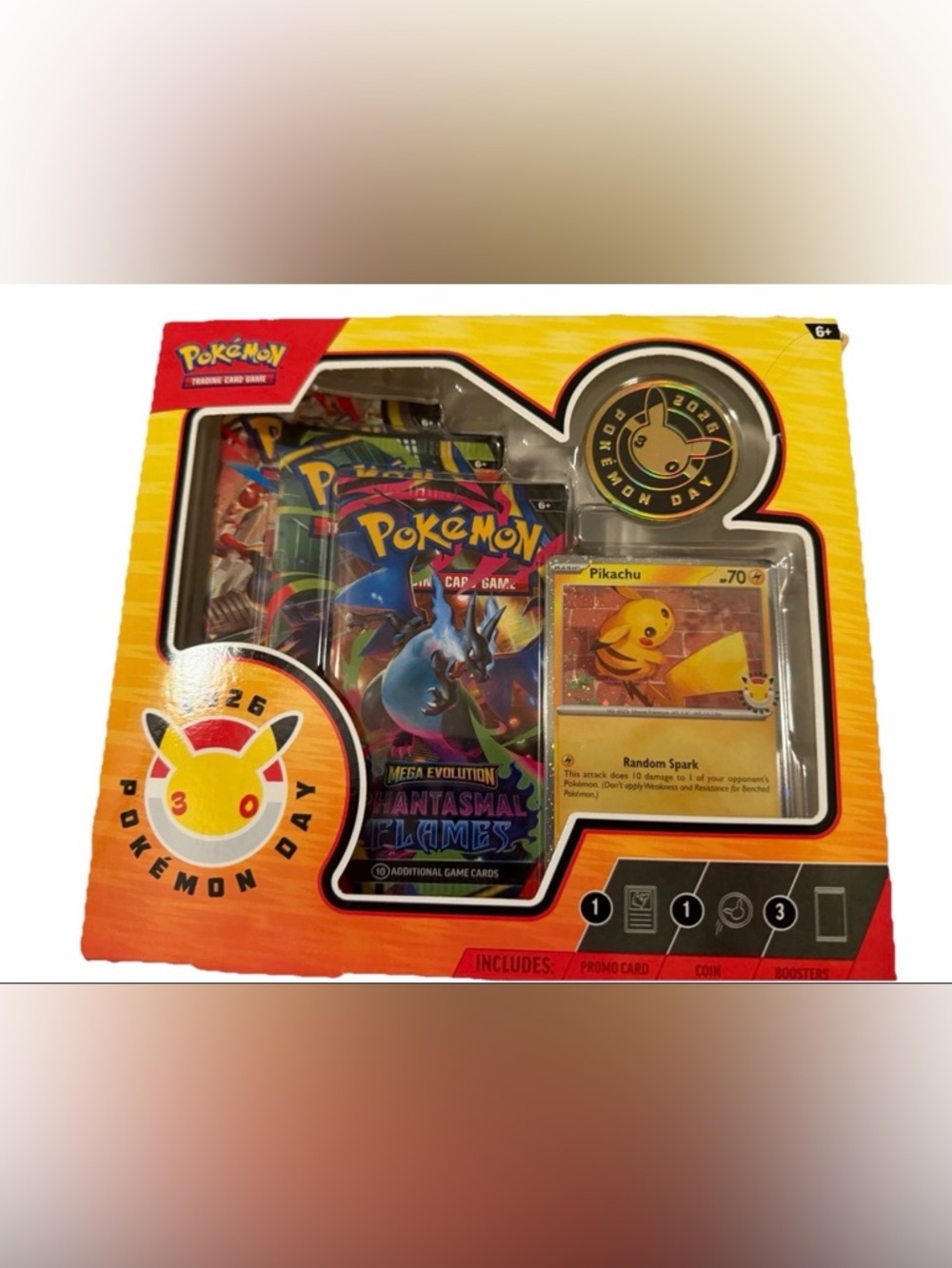 SEALED Pokémon Trading Card Game Collector Box - Pokemon Day 2026 - Picture 6 of 6